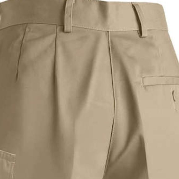 Edwards Tan Ladies Flat Front Chino Cargo Shorts Size 2 - Picture 2 of 5